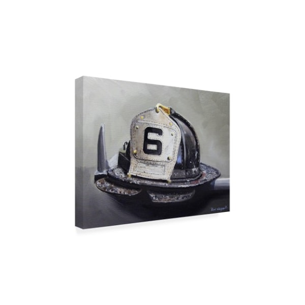 Paul Walsh 'Fire Helmet' Canvas Art,24x32